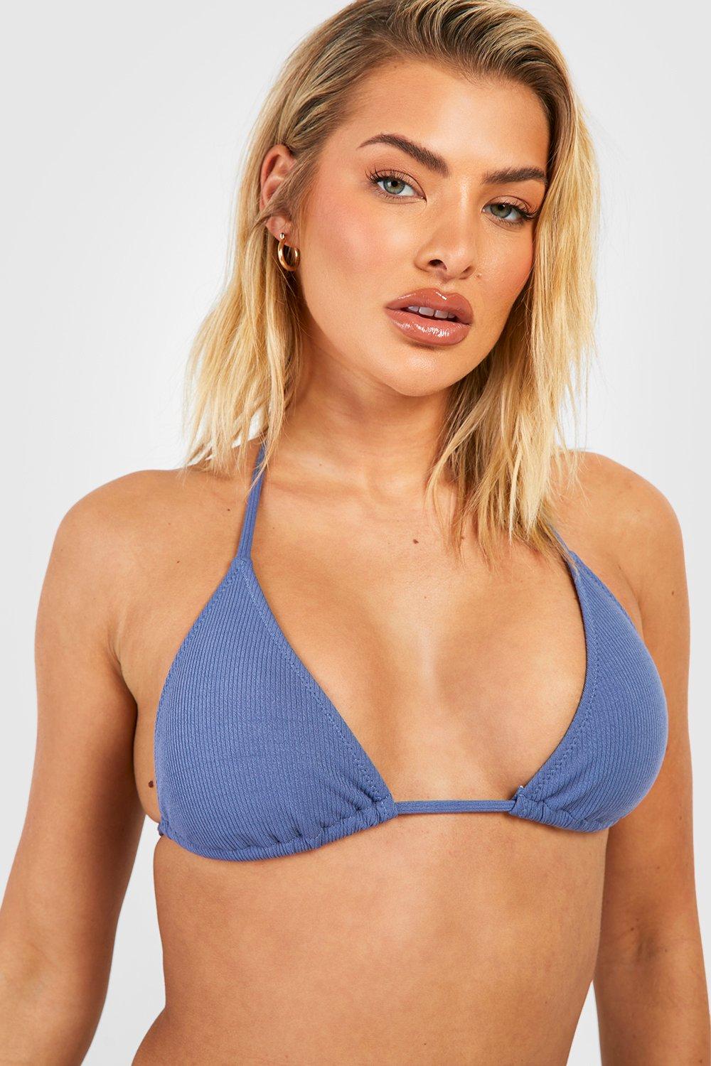 Blue bikini boohoo online